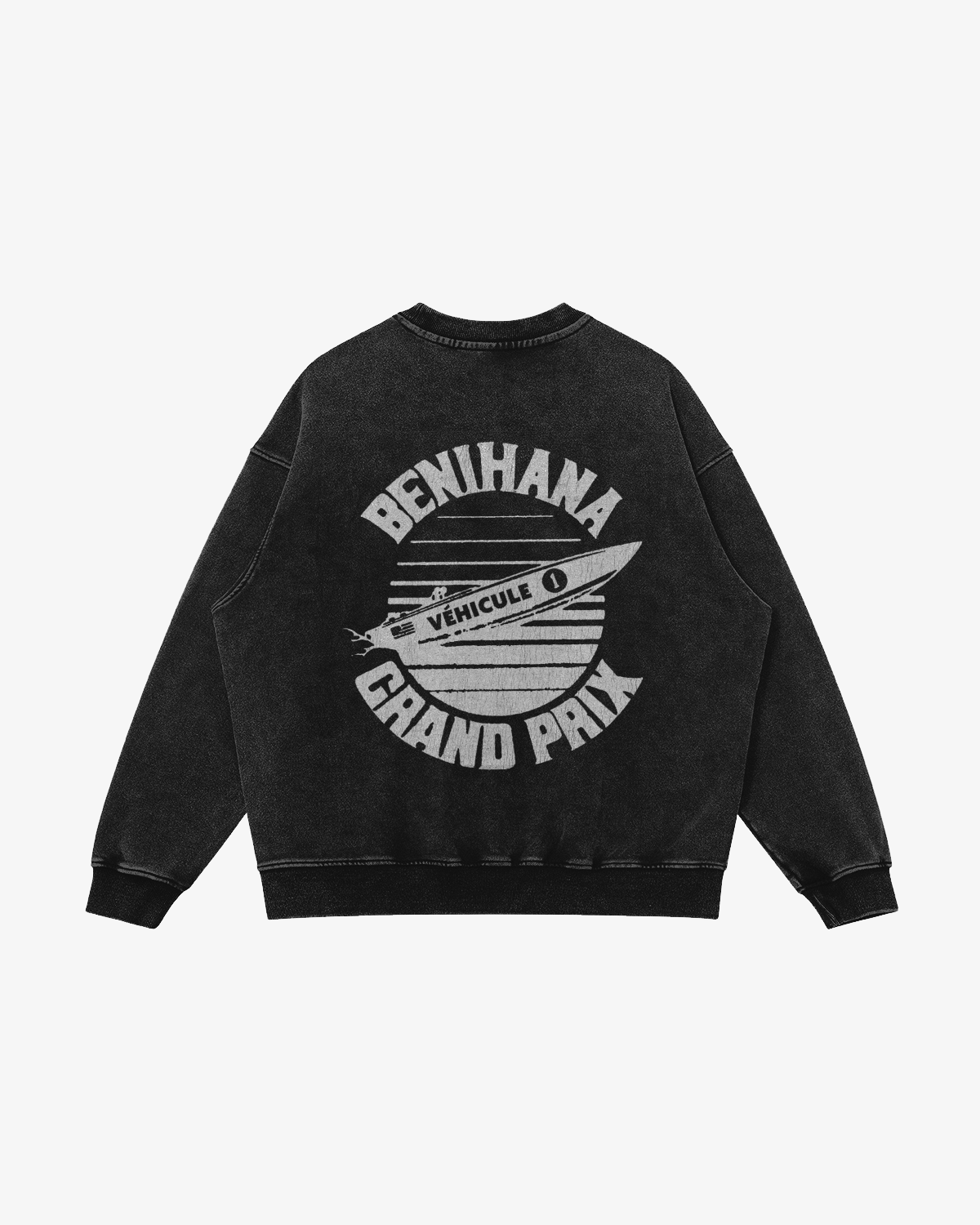 BENIHANA GRAND PRIX HEAVYWEIGHT FADED SWEATER