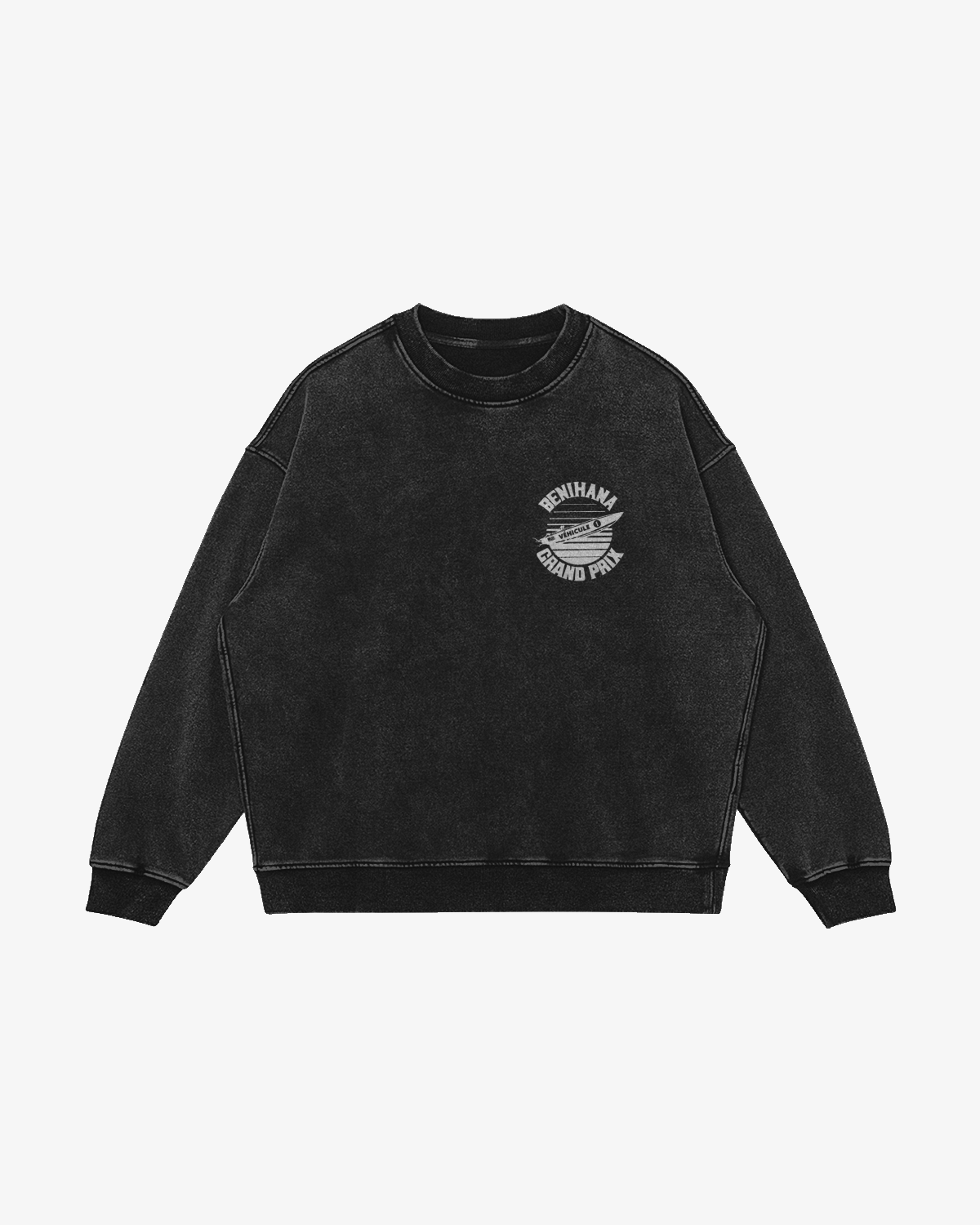 BENIHANA GRAND PRIX HEAVYWEIGHT FADED SWEATER