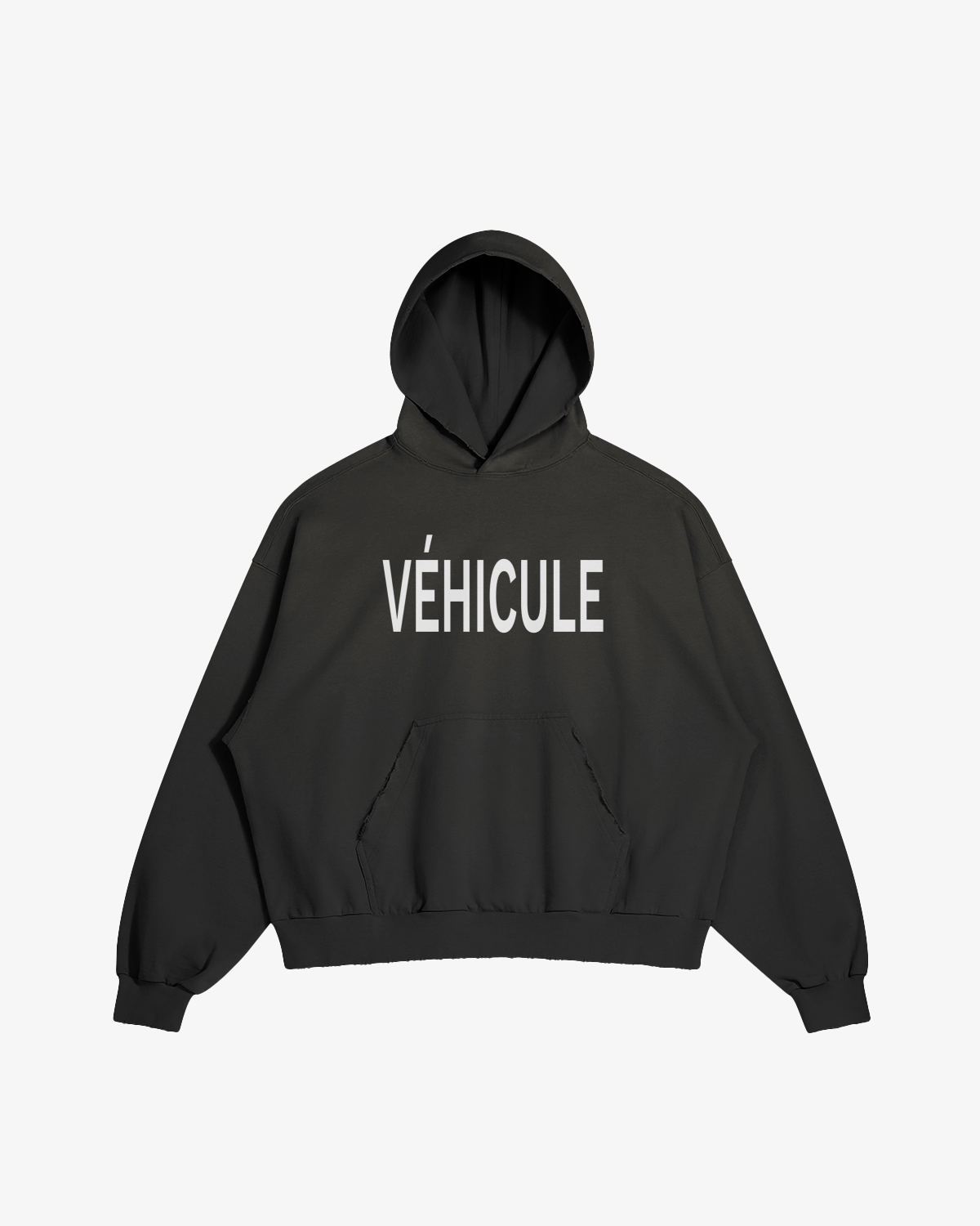 188ST GRAPHIC DISTRESSED HOODIE BLACK