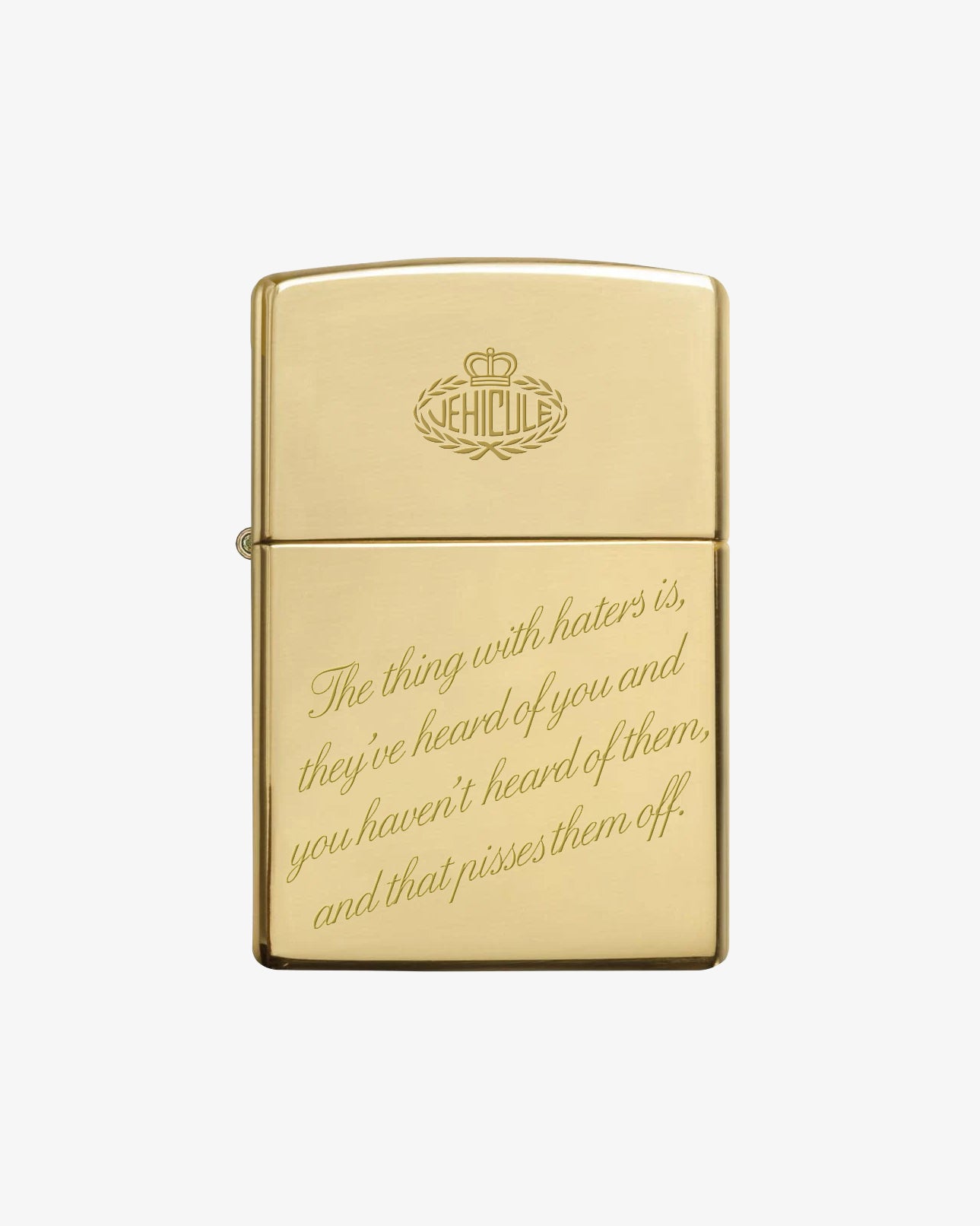ZIPPO × VÉHICULE 18KT GOLD LIGHTER