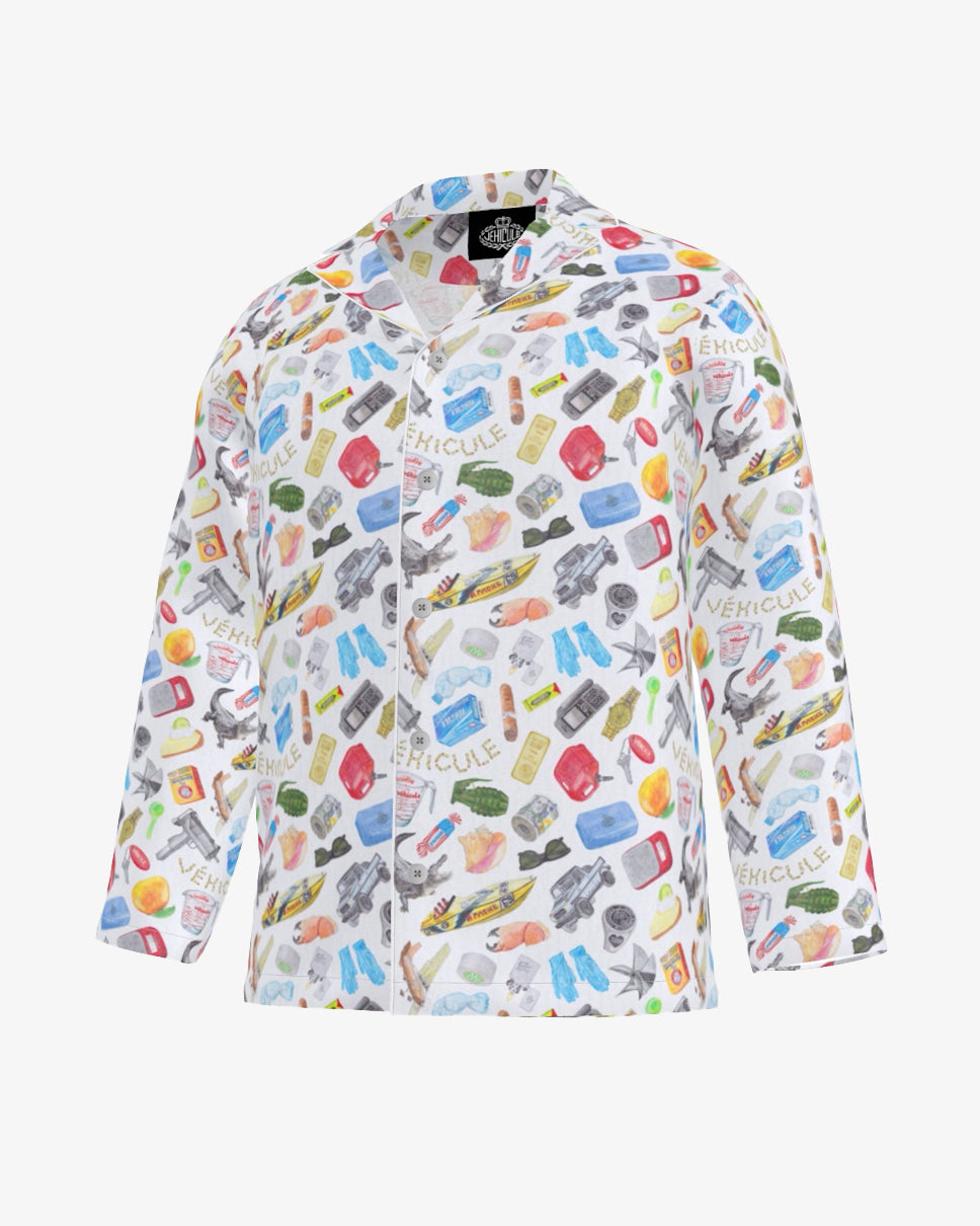 SILK PYJAMA JACKET