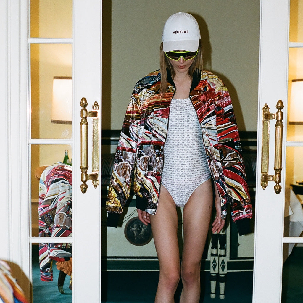 Invisible Water Velvet Bomber Jacket - VÉHICULE