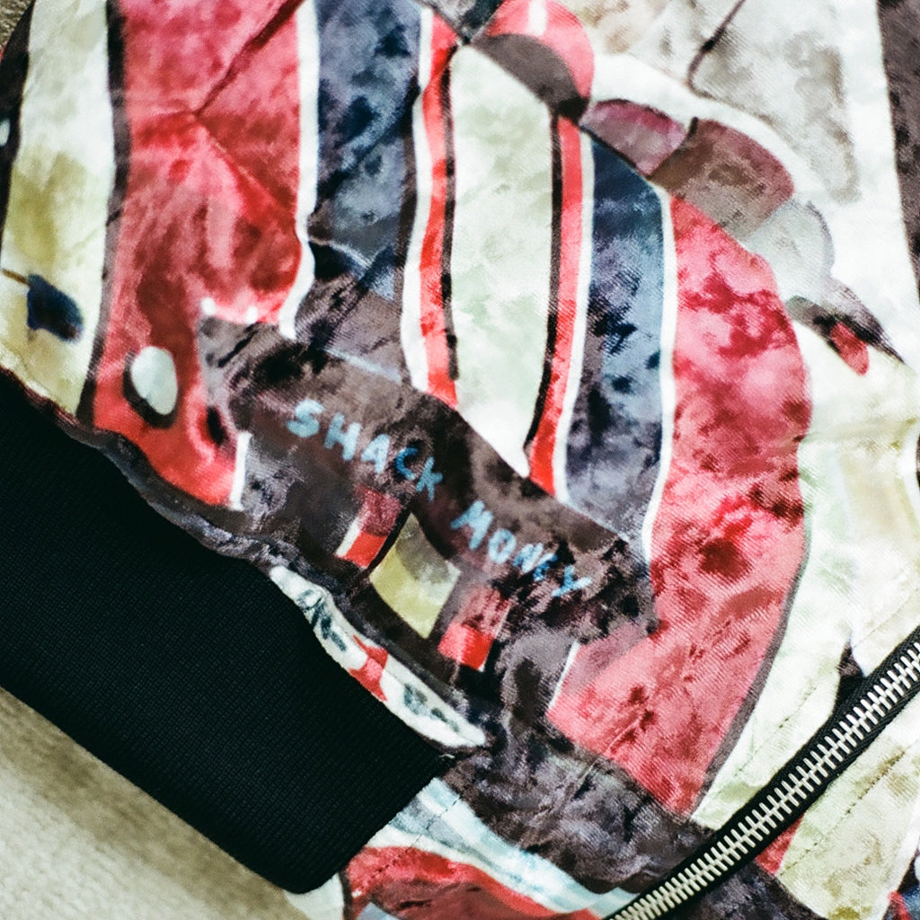 Invisible Water Velvet Bomber Jacket - VÉHICULE