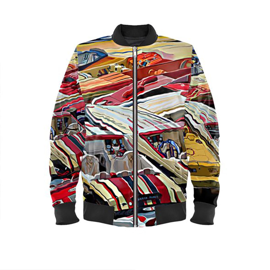 Invisible Water Velvet Bomber Jacket - VÉHICULE