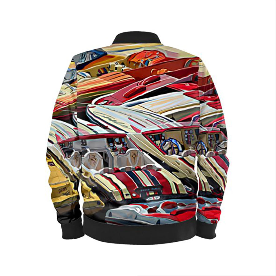 Invisible Water Velvet Bomber Jacket - VÉHICULE