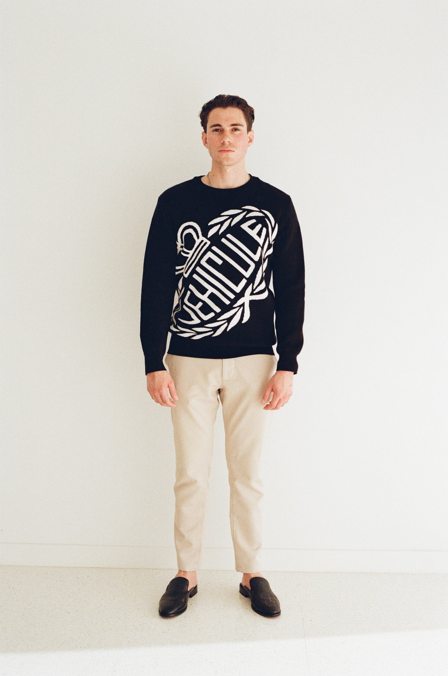 JACQUARD COTTON PULLOVER