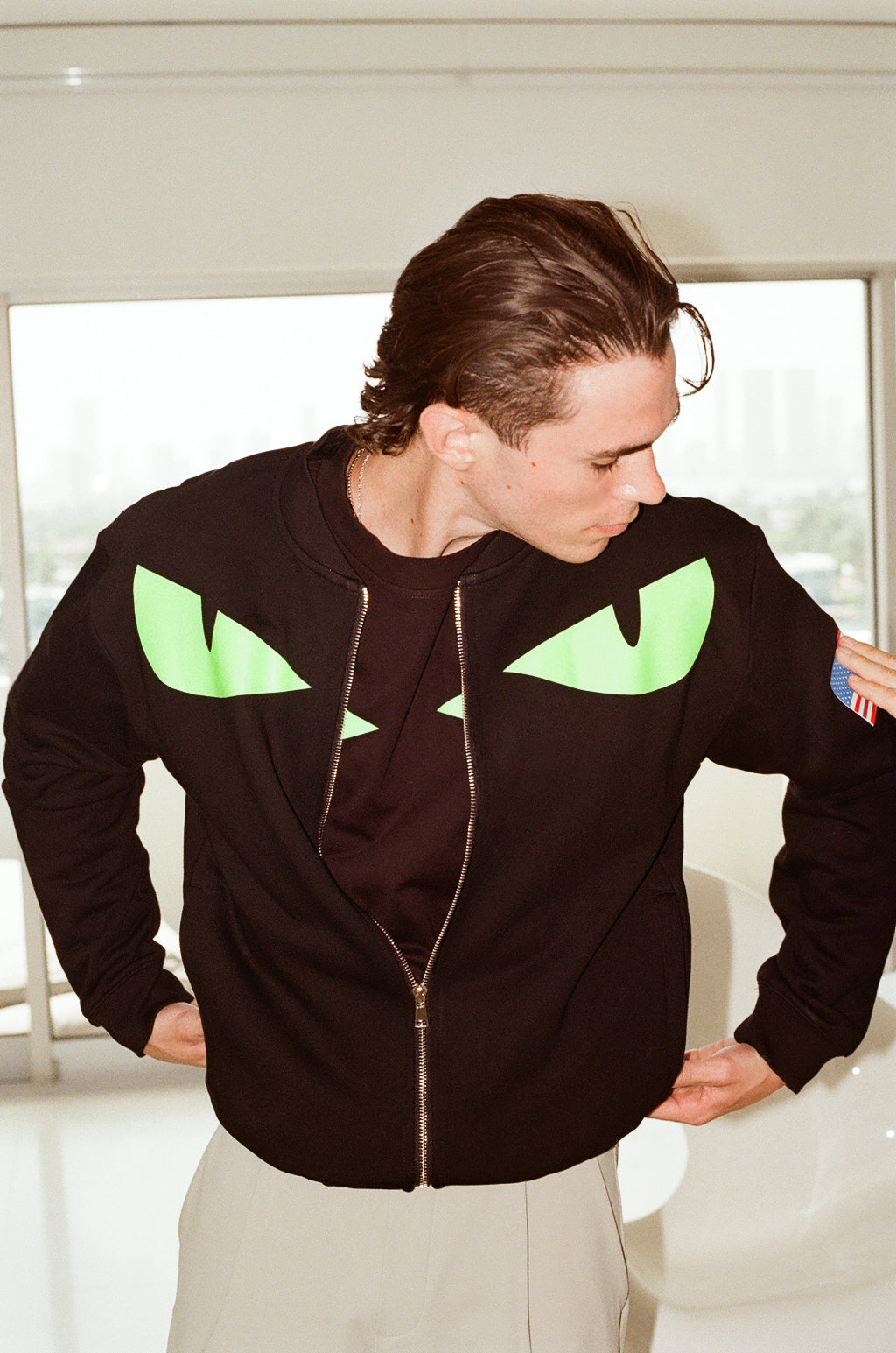 EYES BOMBER JACKET