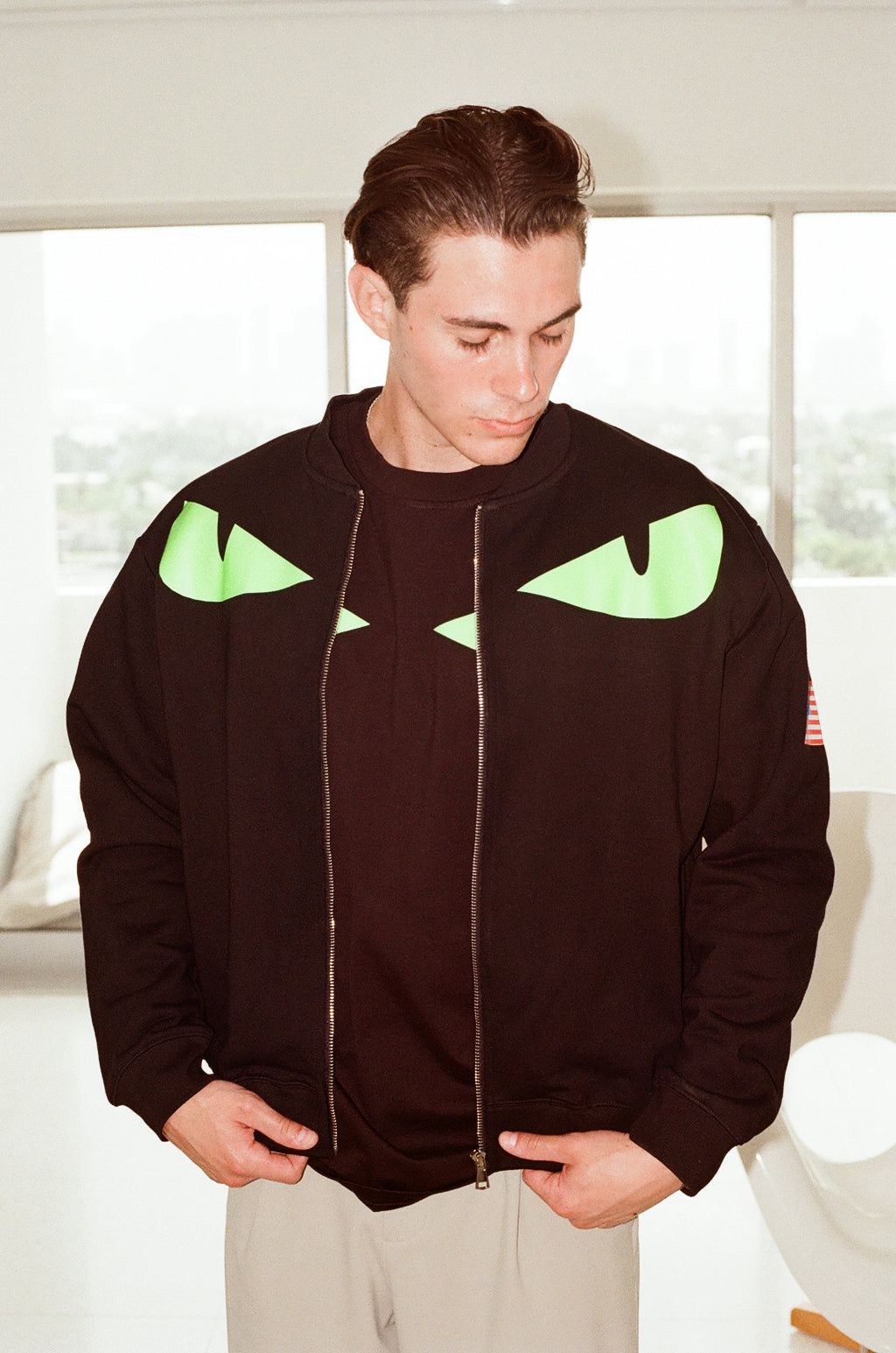 EYES BOMBER JACKET