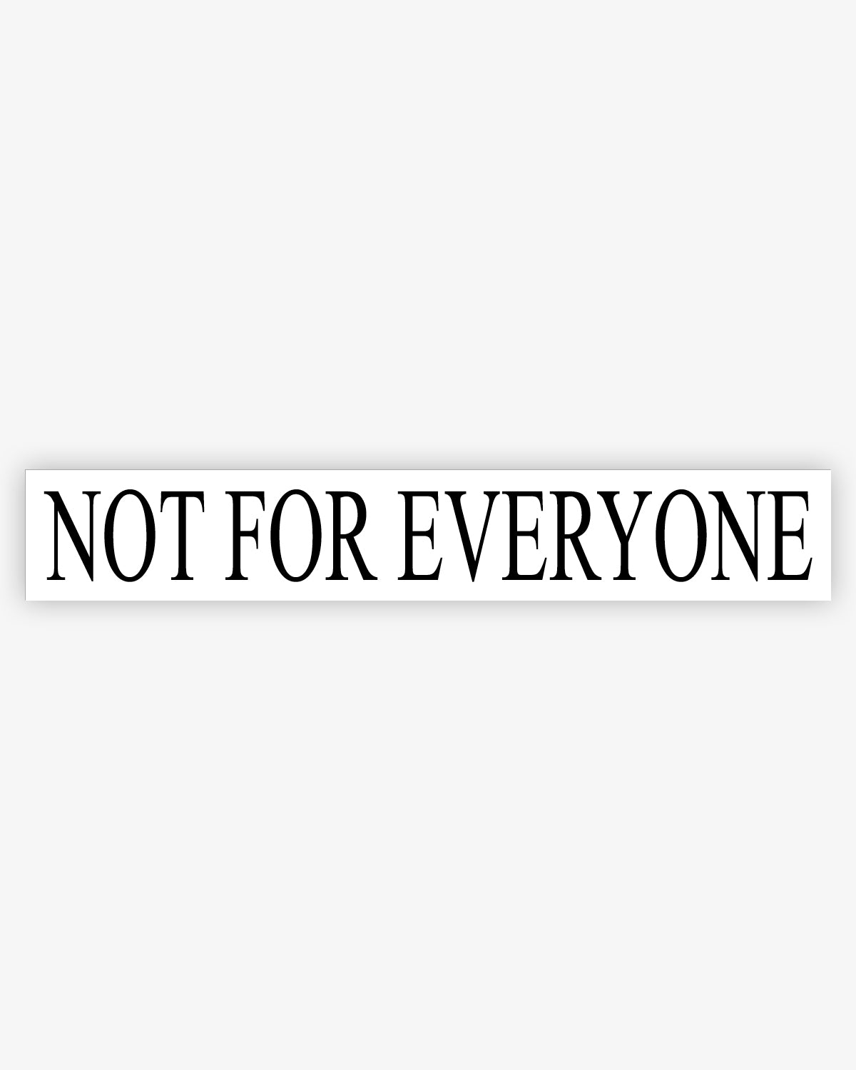 BUMPER STICKERS