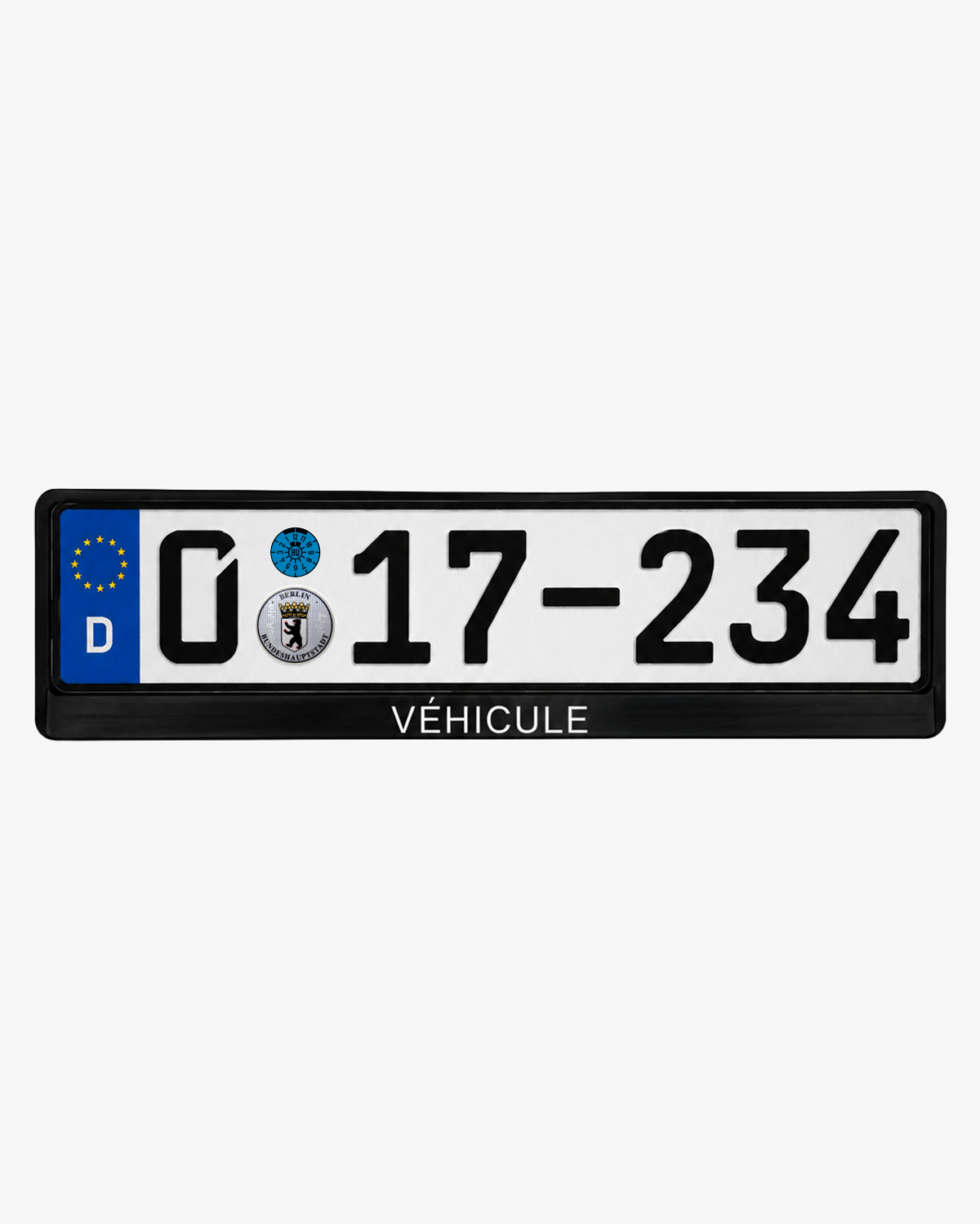 EUROPEAN LICENCE PLATE FRAME