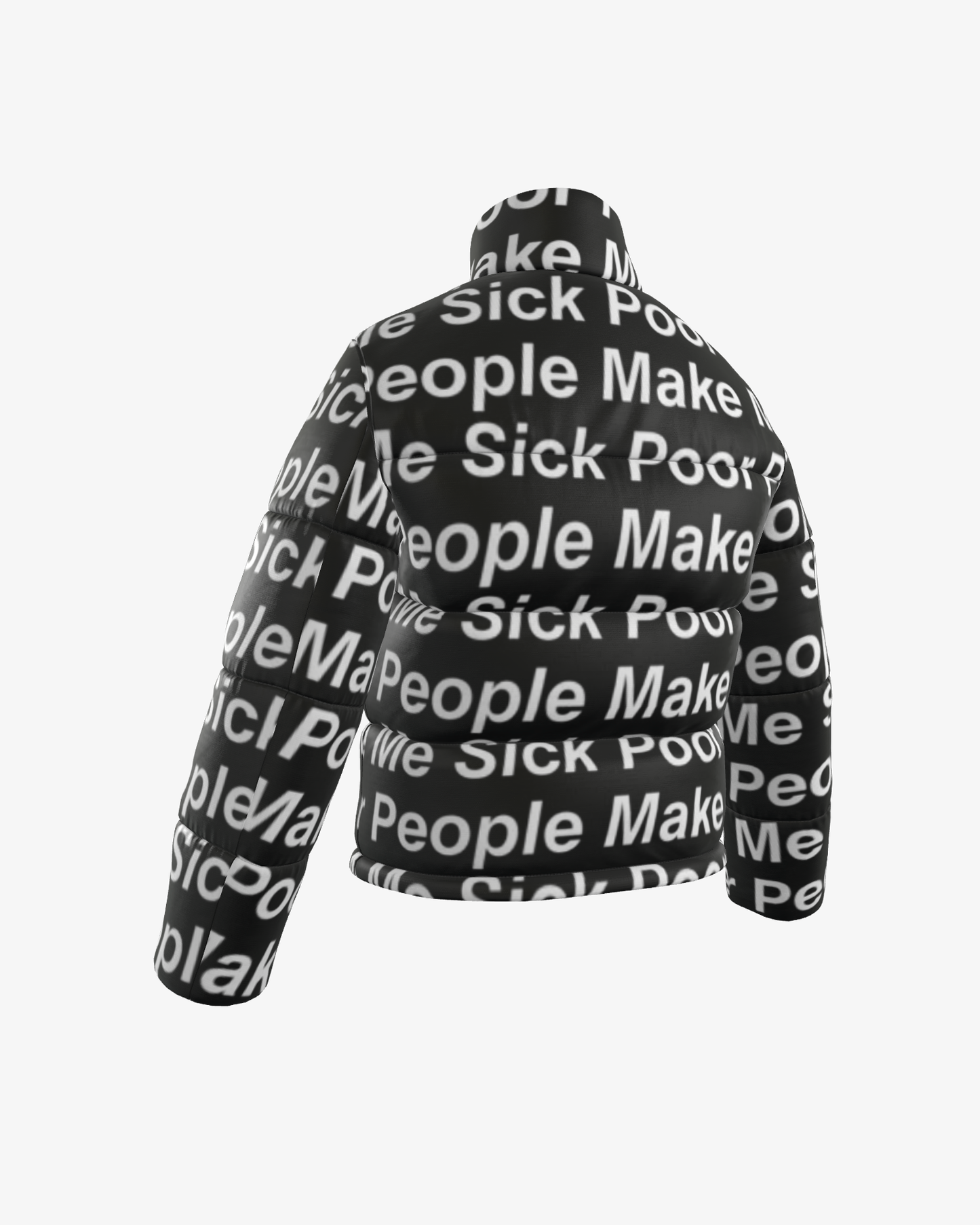 FINANCE BRO SILK PUFFER JACKET