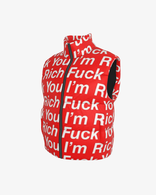 FINANCE BRO SILK PUFFER VEST