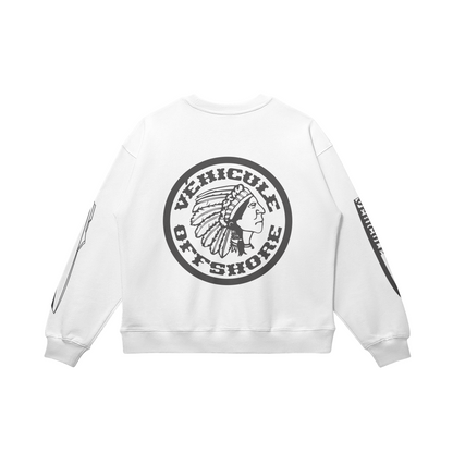 OFFSHORE HEAVYWEIGHT MERCH SWEATER WHITE