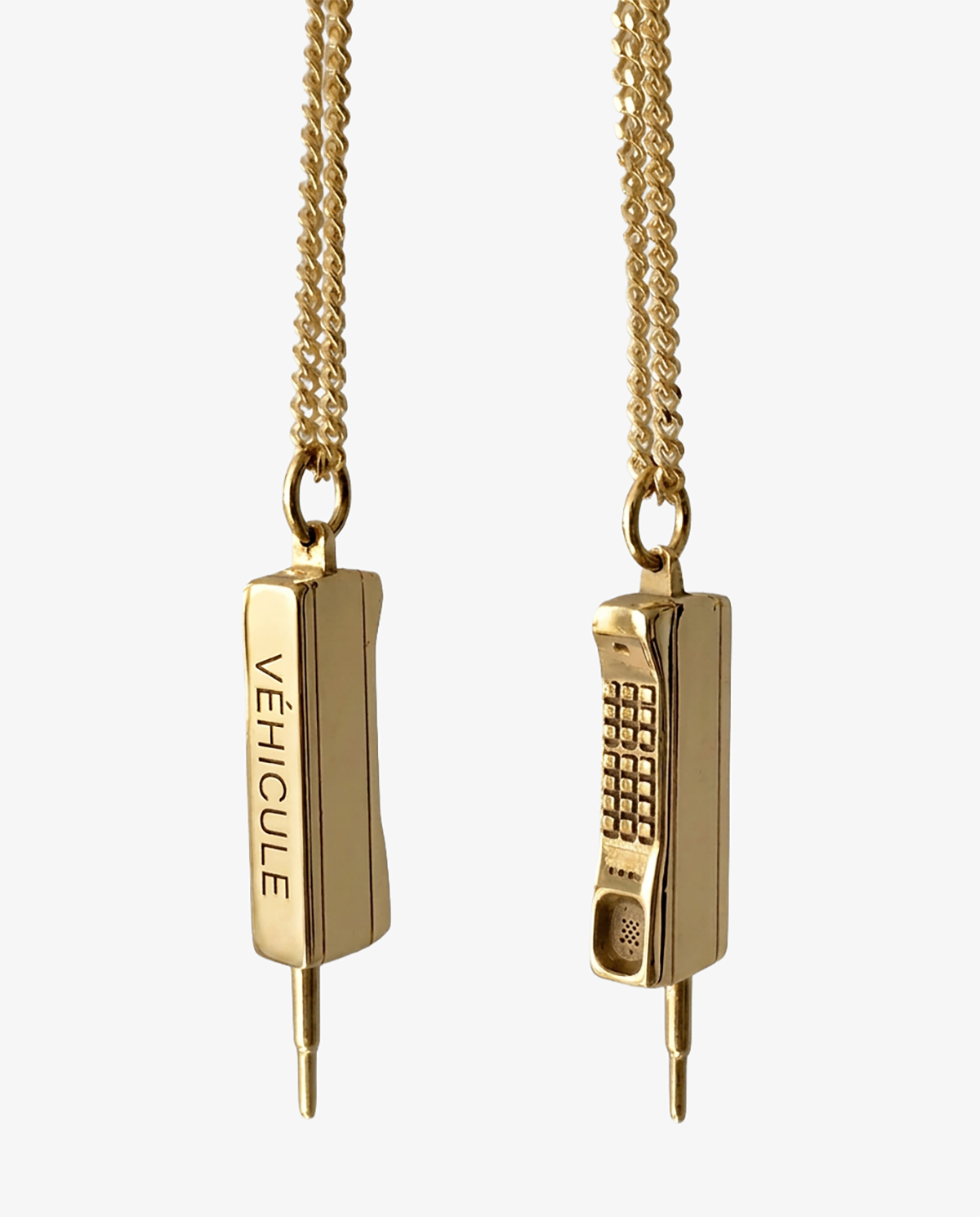 VÉHICULE BRICK PHONE NECKLACE GOLD
