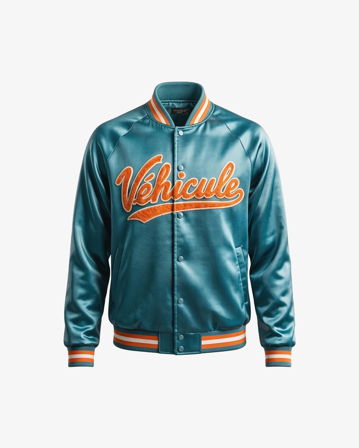 SATIN BASEBALL JACKET