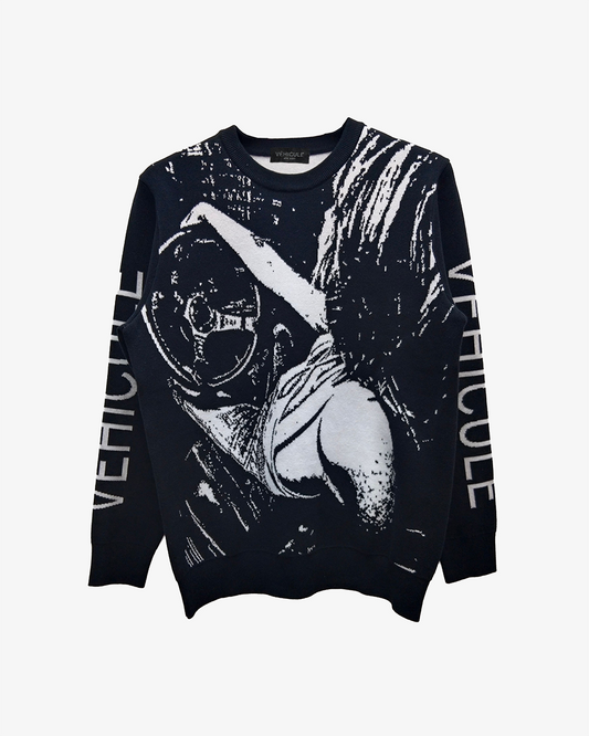 JACQUARD COTTON PULLOVER