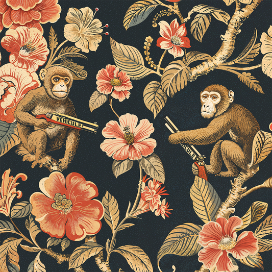 ARMED & DANGEROUS MONKEYS WALLPAPER