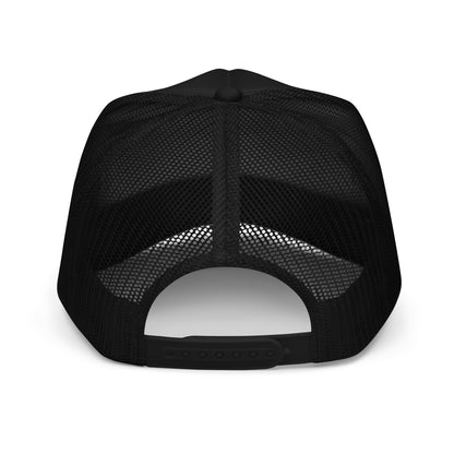 LOGO FOAM TRUCKER HAT BLACK