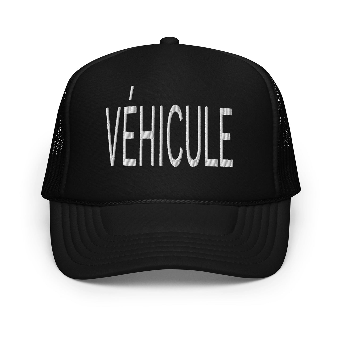 LOGO FOAM TRUCKER HAT BLACK