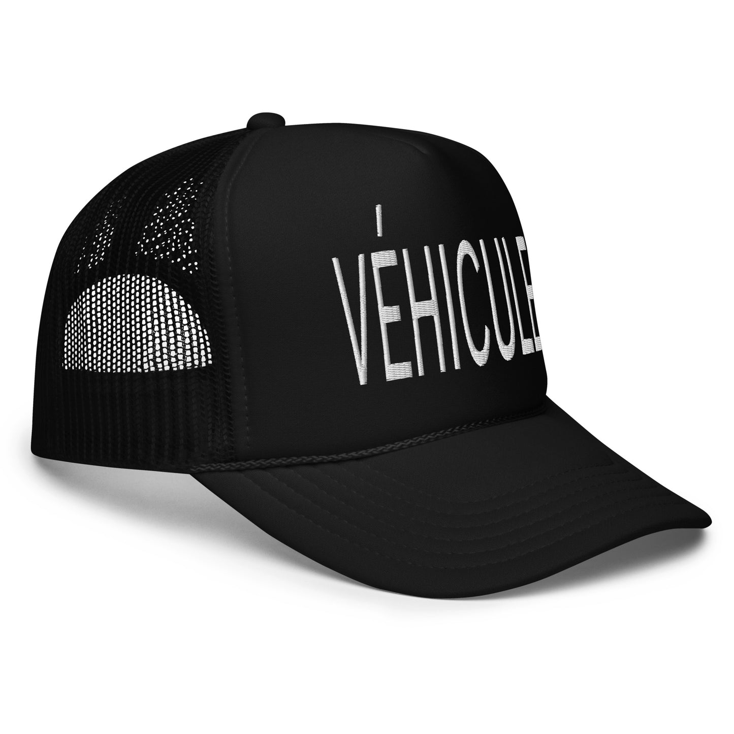 LOGO FOAM TRUCKER HAT BLACK