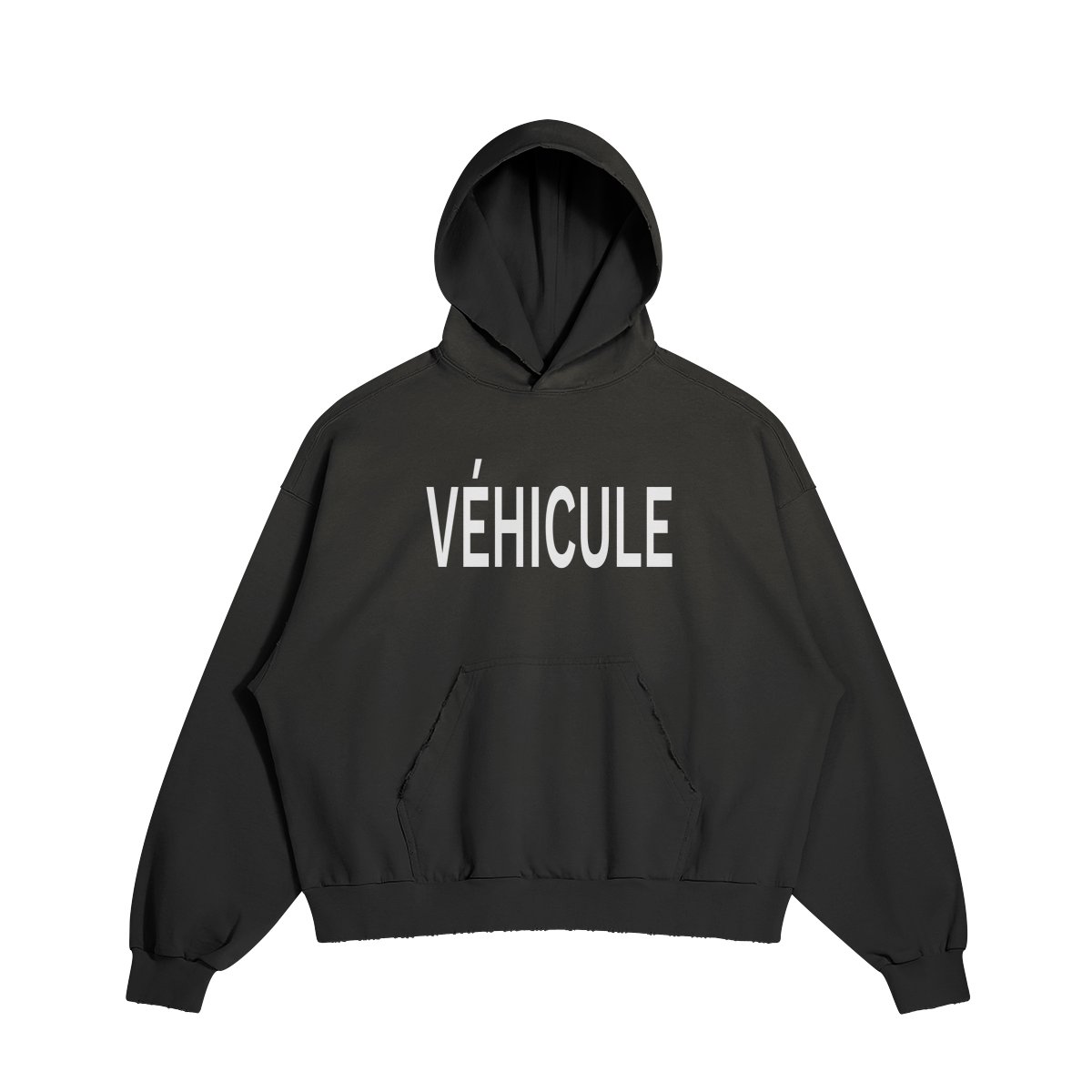 188ST GRAPHIC DISTRESSED HOODIE BLACK